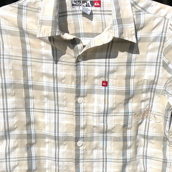 QUICKSILVER COLLAR BUTTON DOWN SHIRT BOYS 16-18 - Picture 3 of 6